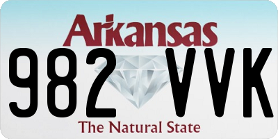 AR license plate 982VVK
