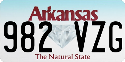 AR license plate 982VZG