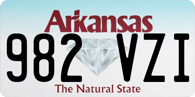 AR license plate 982VZI