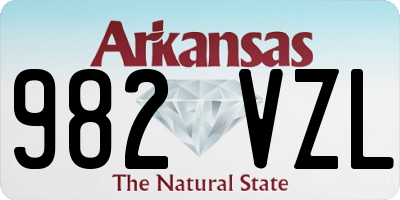 AR license plate 982VZL
