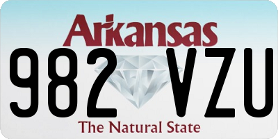 AR license plate 982VZU