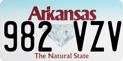 AR license plate 982VZV