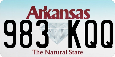 AR license plate 983KQQ