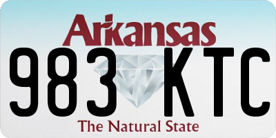 AR license plate 983KTC