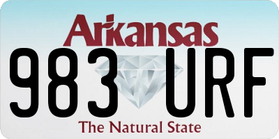 AR license plate 983URF