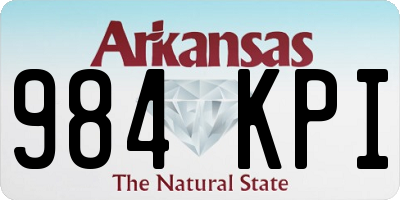 AR license plate 984KPI