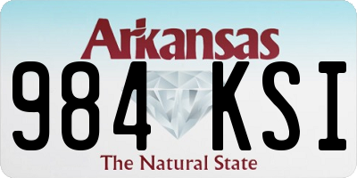 AR license plate 984KSI