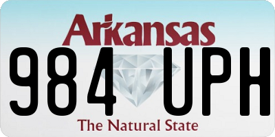AR license plate 984UPH