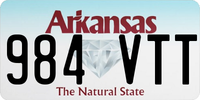 AR license plate 984VTT