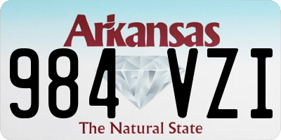 AR license plate 984VZI