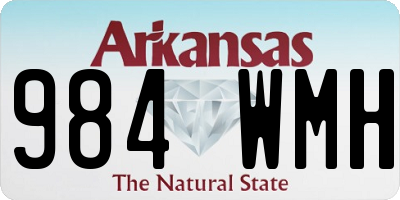 AR license plate 984WMH