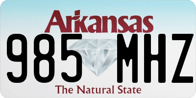 AR license plate 985MHZ
