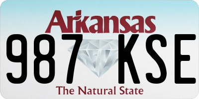 AR license plate 987KSE