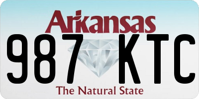 AR license plate 987KTC