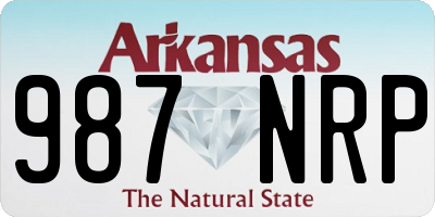 AR license plate 987NRP