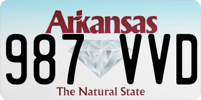 AR license plate 987VVD