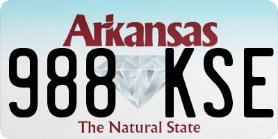 AR license plate 988KSE