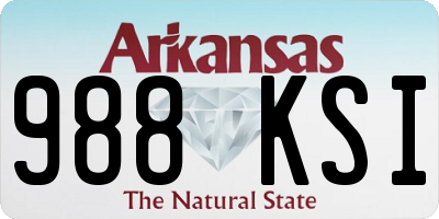 AR license plate 988KSI