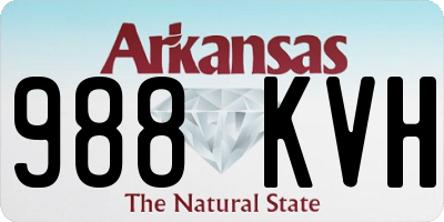 AR license plate 988KVH