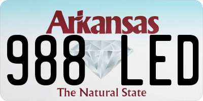 AR license plate 988LED