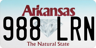 AR license plate 988LRN