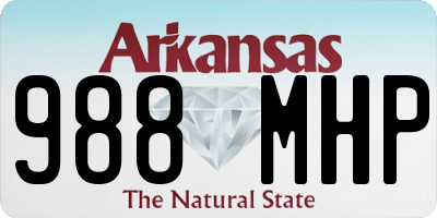 AR license plate 988MHP