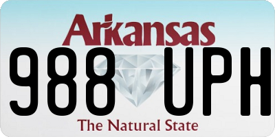 AR license plate 988UPH
