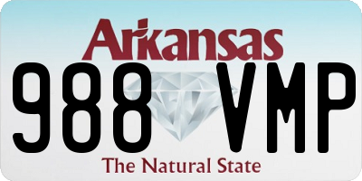 AR license plate 988VMP