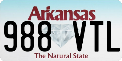 AR license plate 988VTL