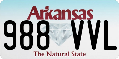 AR license plate 988VVL