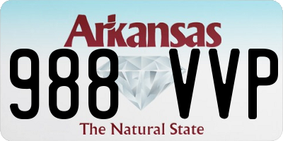 AR license plate 988VVP