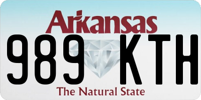 AR license plate 989KTH