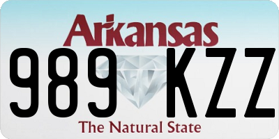 AR license plate 989KZZ