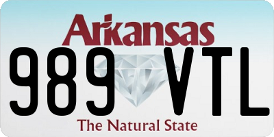 AR license plate 989VTL