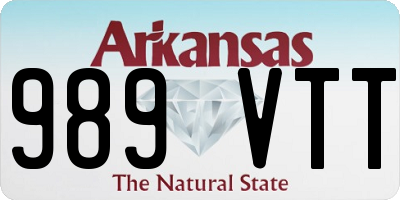 AR license plate 989VTT