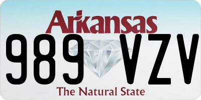 AR license plate 989VZV