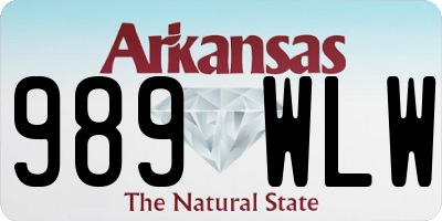 AR license plate 989WLW