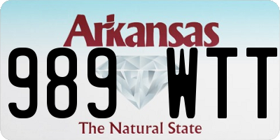 AR license plate 989WTT