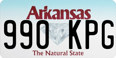 AR license plate 990KPG