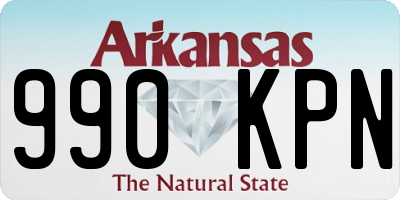 AR license plate 990KPN