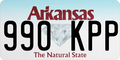 AR license plate 990KPP