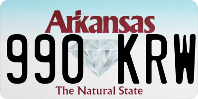 AR license plate 990KRW