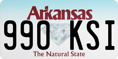 AR license plate 990KSI
