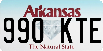 AR license plate 990KTE