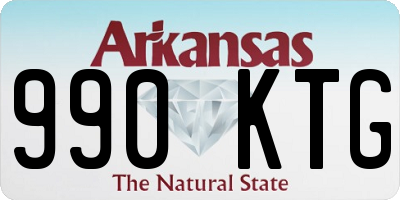 AR license plate 990KTG