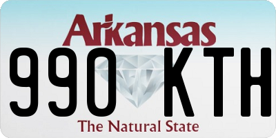 AR license plate 990KTH