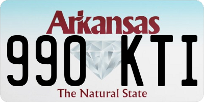 AR license plate 990KTI