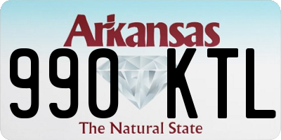 AR license plate 990KTL