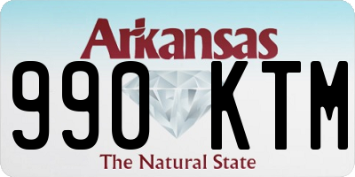 AR license plate 990KTM