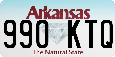 AR license plate 990KTQ